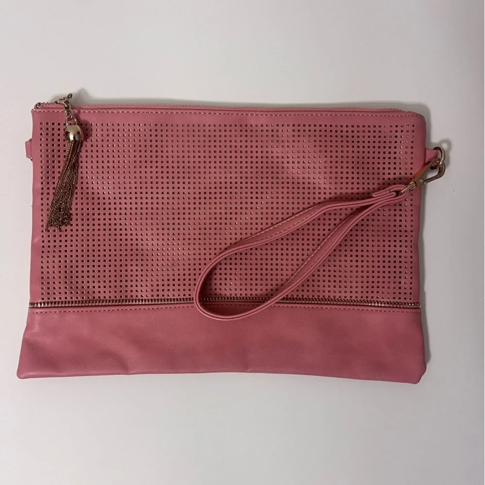 Pink Clutch handbag Medium Large